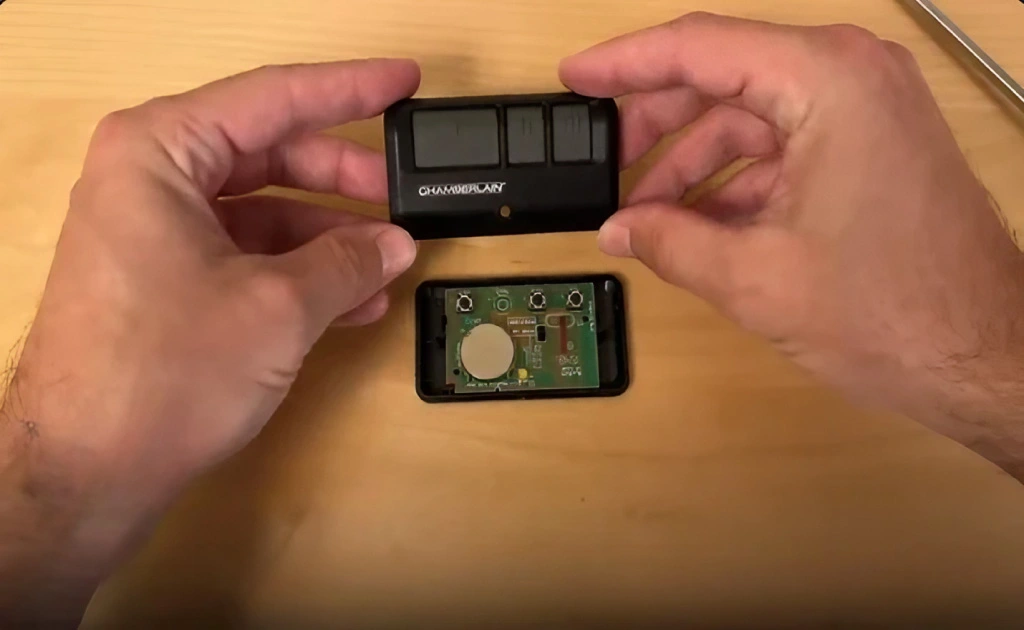 garage door opener remote control battery 