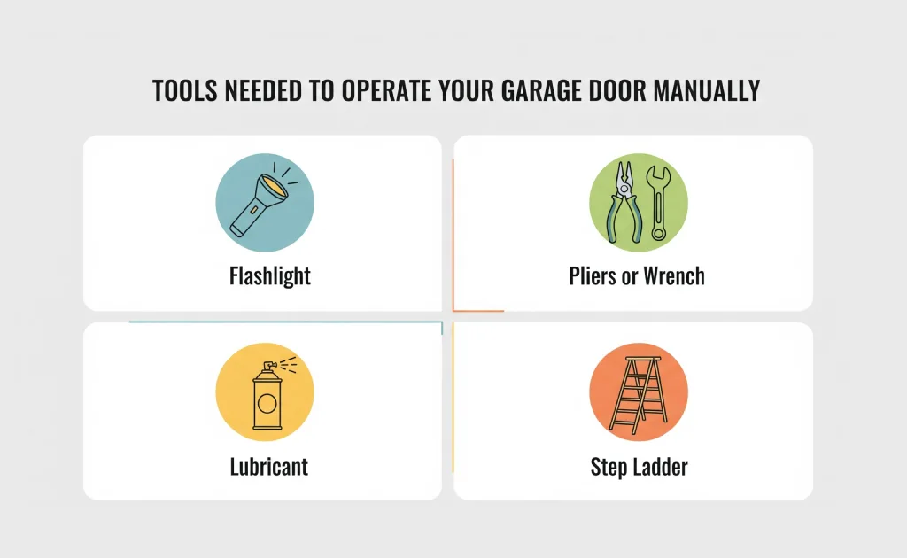 Tools Required to Open a Garage Door Manually