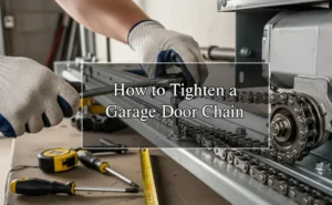 How to Tighten a Garage Door Chain