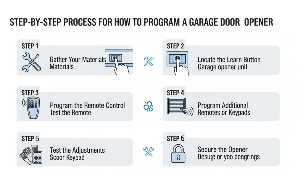 Step-by-Step Process for How to Program a Garage Door Opener 