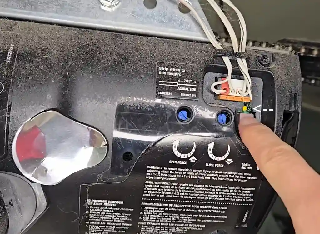 Locate the 'Learn' Button