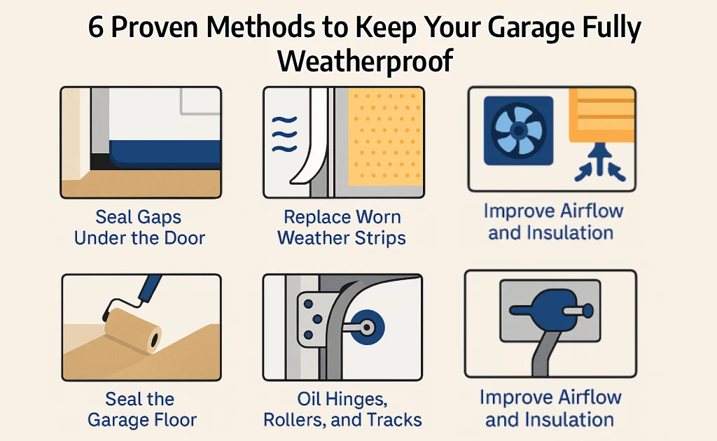 6 Effective Methods to Make Your Garage Weatherproof