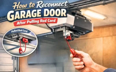 How to Reconnect Garage Door After Pulling Red Cord