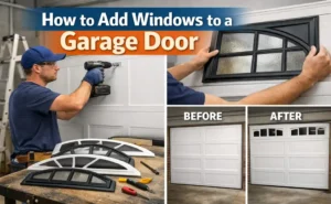 How to Add Windows to a Garage Door