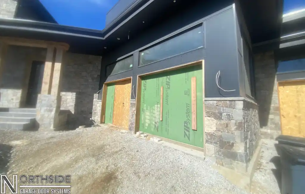 Holliday Farms New Construction _ Northside Garage Door Systems - Job Ongoing