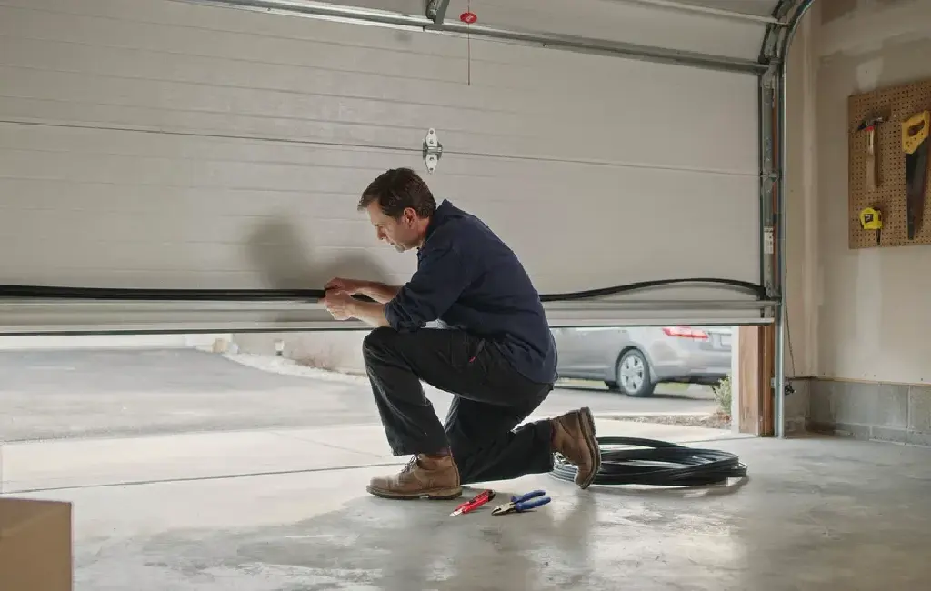 Place the new garage seal