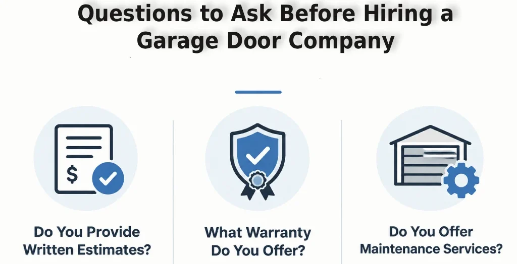 Questions to Ask Before Hiring a Garage Door Company